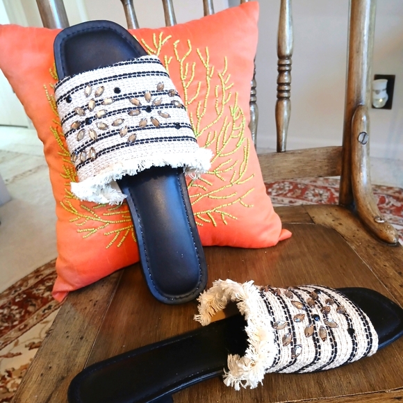 Simply Vera Charden Slide Sandals - Picture 1 of 5
